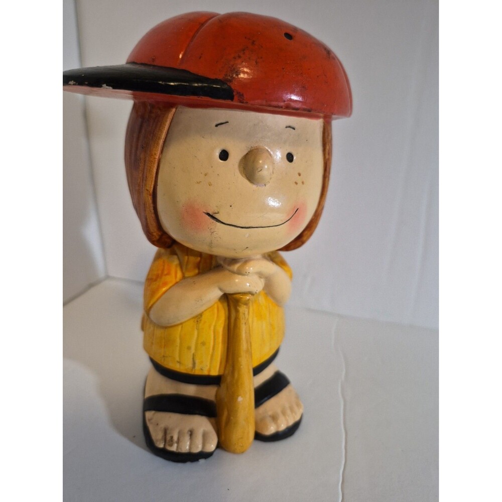 Vintage United Feature Syndicate 1972 Peanuts Peppermint Patty Bank No Stopper